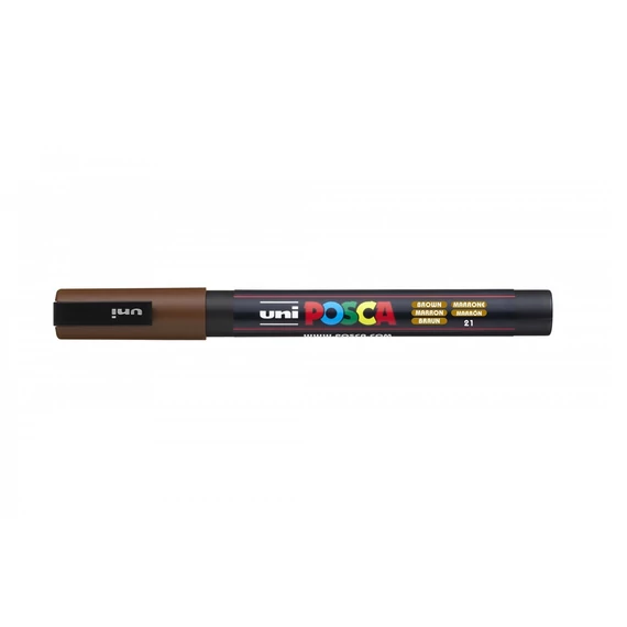 Dekormarker 0,9-1,3mm, Uni Posca PC-3M barna