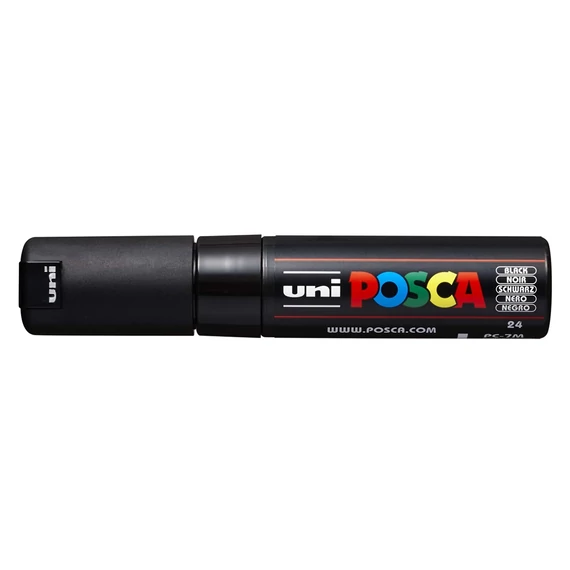 Dekormarker 4,5-5,5mm, Uni Posca PC-7M fekete