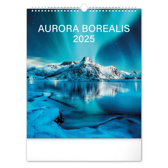Falinaptár képes  300x340mm Aurora Borealis Realsystem 2026.