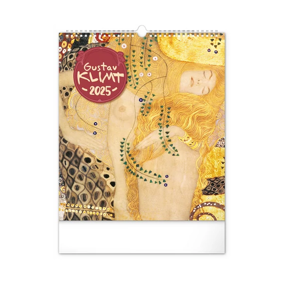 Falinaptár képes  300x340mm Gustav Klimt Realsystem 2026.