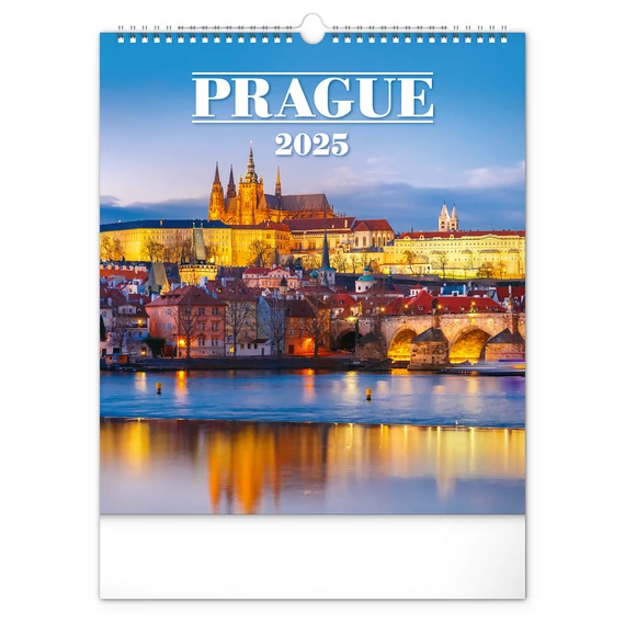 Falinaptár képes  300x340mm Prague Realsystem 2026.