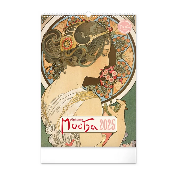 Falinaptár képes  330×460mm Alphonse Mucha  Realsystem 2026.
