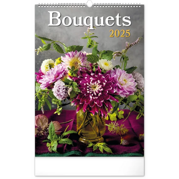 Falinaptár képes  330×460mm Bouquets  Realsystem 2026.