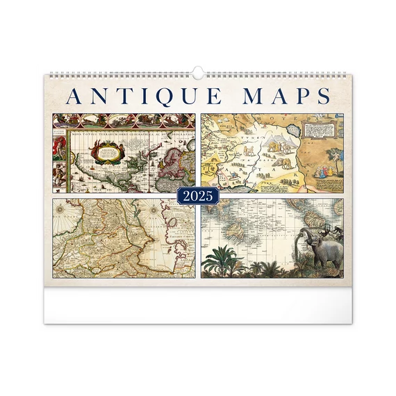 Falinaptár képes  480×330mm Antique Maps Realsystem 2026.
