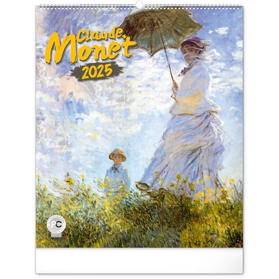 Falinaptár képes  480×560mm Claude Monet  Realsystem 2026.
