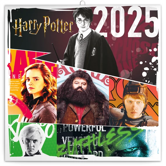 Falinaptár képes lemeznaptár 300x300mm, Harry Potter Realsystem 2026.