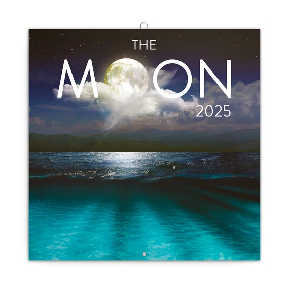 Falinaptár képes lemeznaptár 300x300mm, The Moon Realsystem 2026.
