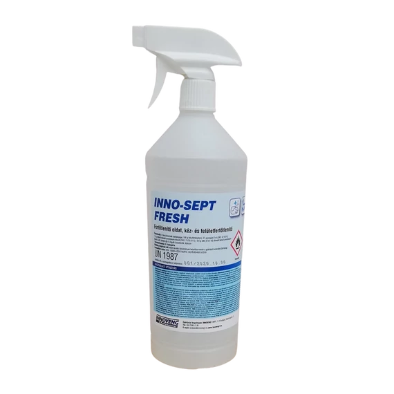 Kéz- és felületfertőtlenítő oldat szórófejes 1 liter Inno-Sept Fresh