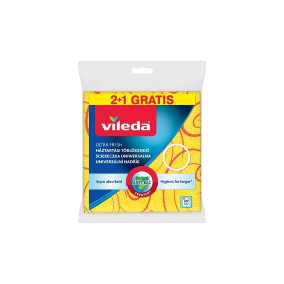 Törlőkendő háztartási 2+1 db/csomag Ultra Fresh Vileda_F2535U