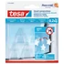 Kép 1/5 - Akasztó öntapadós műanyag 0,2 kg teherbírású 5 darab/bliszter Tesa Powerstrips átlátszó