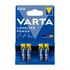 Kép 1/2 - Elem AAA mikro LR03 Longlife Power 4 db/csomag, Varta
