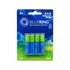 Kép 1/5 - Elem tölthető akku AAA mikro HR03 1200mah 4 db/csomag, Bluering®