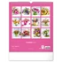Kép 2/2 - Falinaptár képes  300x340mm Flowers Realsystem 2026.