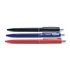 Kép 2/5 - Golyóstoll 0,8mm, nyomógombos műanyag piros test, Bluering® Z3, írásszín piros