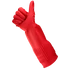 Kép 1/2 - Gumikesztyű extra hosszú 38 cm-es hossz L HoReCa Bonus+ B067