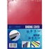 Kép 2/6 - Hátlap, A4, 230 g. bőrhatású 100 db/csomag, Bluering® piros