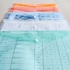 Kép 2/4 - Irattartó tasak A4, PP patentos Bluering® transzparens kék