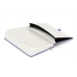 Kép 3/3 - Keménytáblás notesz vonalas krémszínű lapokkal leszorító gumiszalaggal Lila 130x210mm, Presco