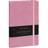 Kép 1/3 - Keménytáblás notesz vonalas krémszínű lapokkal leszorító gumiszalaggal Pink 130x210mm, Presco