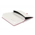 Kép 3/3 - Keménytáblás notesz vonalas krémszínű lapokkal leszorító gumiszalaggal Pink 130x210mm, Presco
