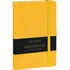 Kép 1/3 - Keménytáblás notesz vonalas krémszínű lapokkal leszorító gumiszalaggal Yellow 130x210mm, Presco